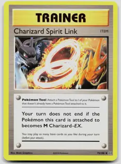 Charizard Spirit Link 75/108 Evolutions Pokemon LP - Image 1