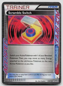Scramble Switch 129/135 Plasma Storm Holo Pokemon MP - Image 1