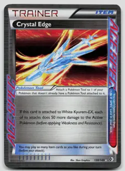 Crystal Edge 138/149 Boundaries Crossed Pokemon LP - Image 1