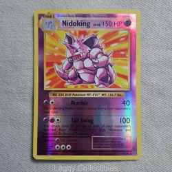 Pokemon Evolutions 45/108 Nidoking - Reverse Holo Rare - Near Mint - Image 1
