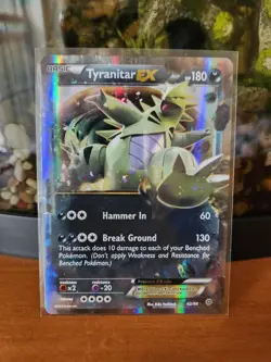 Pokemon TCG - Tyranitar EX - 42/98 - Ancient Origins - MP Ultra Rare (2015) - Image 1
