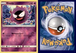 GASTLY 36/111 COMMON CRIMSON INVASION POKEMON REVERSE HOLO NEAR MINT - Image 3