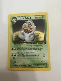 Pokemon TCG - Dark Arbok 2/82 Holo Rare - WOTC Team Rocket - Image 1