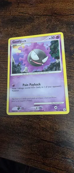 Gastly 82/130 Common Diamond & Pearl Pokemon Lightly Played - Image 1