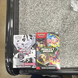 Pokemon TCG Booster Bundle Lot: Scarlet & Violet White Flare + Perfect Order - Image 1