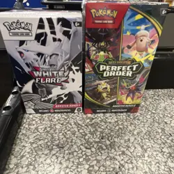 Pokemon TCG Booster Bundle Lot: Scarlet & Violet White Flare + Perfect Order - Image 2