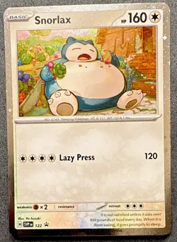 Snorlax #122 SV Black Star Promo Holo English Pokemon TCG NM - Image 1