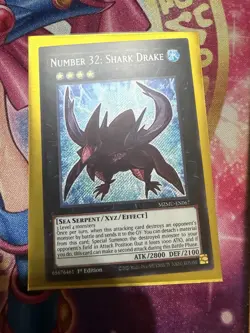 Yu-Gi-Oh Maze Of Muertos Number 32: Shark Drake Secret Rare MZMU-EN067 NM - Image 1