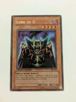 BPT-004 Lord Of D. - Secret Rare - Limited Edition - LP Yugioh Card - Image 1