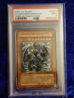 PSA 9 - CRMS-EN019 - Ultimate Rare - Doomkaiser Dragon/Assault Mode - Yu-Gi-Oh! - Image 1