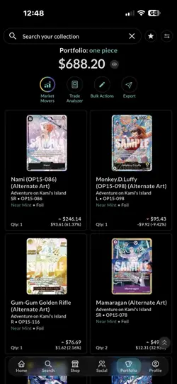 Bandai One Piece Card Game lot - Image 1