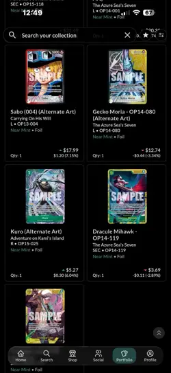 Bandai One Piece Card Game lot - Image 3