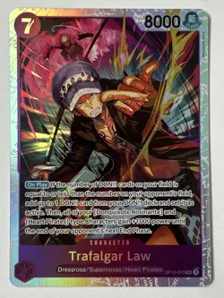 Trafalgar Law OP12-073 One Piece Legacy of the Master SR Super Rare NM - Image 1
