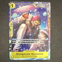 Bandai Donquixote Rosinante OP12-108 OP-12 Treasure Rare Special Foil ENG 2000 - Image 1