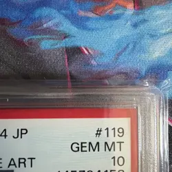 PSA 10 2025 One Piece CCG OP14 Dracule Mihawk Manga Alt Art #119 JP GEM MINT - Image 3