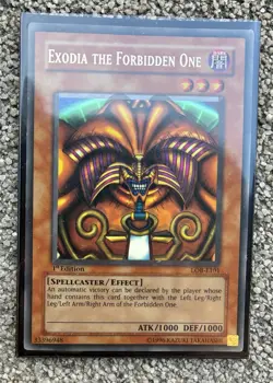 Exodia the Forbidden One LOB-124 The Legend of Blue Eyes White Dragon 1st... - Image 1