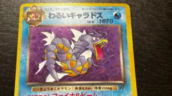 POKEMON TCG - JAPANESE ROCKET GANG DARK GYARADOS NO. 100 HOLO RARE LP MP SWIRL - Image 4