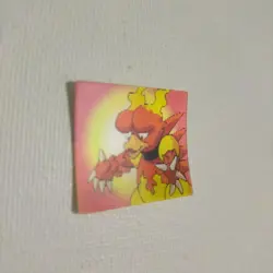 Pokemon Meiji Zoom Up Seal Sticker Magby & Magmar Pokemon Card Japanese - Image 4