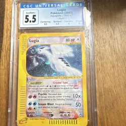 Lugia Aquapolis 149/147 Secret Rare Holo CGC 5.5 Pokemon TCG Card 2003 🌀 - Image 3