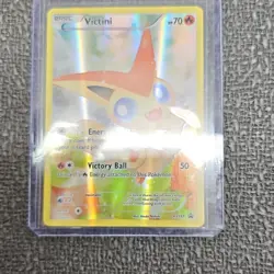 Pokemon TCG Victini XY117 XY Promo Holo Card EN HP 70 2016 Basic Nishida - Image 2
