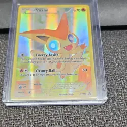 Pokemon TCG Victini XY117 XY Promo Holo Card EN HP 70 2016 Basic Nishida - Image 3