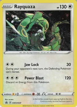 Rayquaza - Holo Promo SWSH: Sword & Shield Promo Cards SWSH029 NM - Image 1