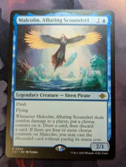 Malcolm, Alluring Scoundrel - LCI - 0063 - MTG - TCG Card - Image 1