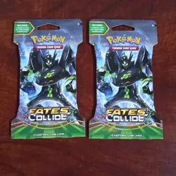 Pokemon TCG XY Fates Collide Booster Packs 10 Cards Each English Lot 2 - Image 1