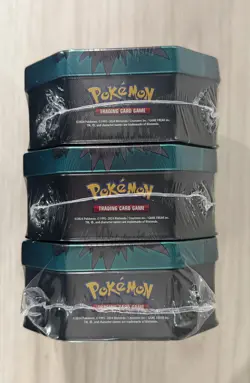 3 TIN LOT Darkrai 2024 Pokemon TCG Tin Brand New Sealed - Image 2