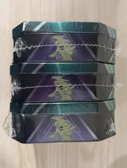 3 TIN LOT Darkrai 2024 Pokemon TCG Tin Brand New Sealed - Image 5