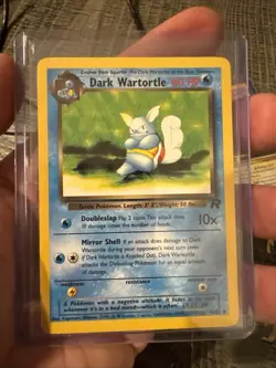 Dark Wartortle 46/82 - Team Rocket Pokemon LP 322 - Image 3
