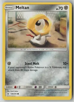 Meltan 128/214 Pokemon Unbroken Bonds Common Near Mint Card (NM) 4 - Image 1