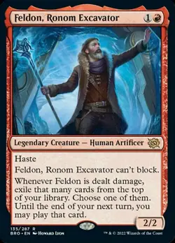 x1 Feldon, Ronom Excavator - The Brothers' War - NM - MTG - Image 1