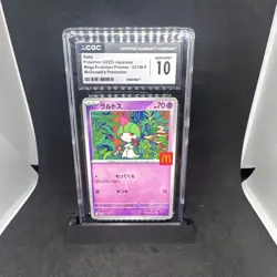 Pokemon Ralts CGC 10 021/M-P M-P Promotional Cards 2025 JP Holo McDonald's - Image 1