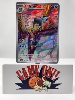 Pokemon Arctibax 209/193 Paldea Evolved Illustration Rare Full Art HP sc - Image 1