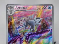 Pokemon Arctibax 209/193 Paldea Evolved Illustration Rare Full Art HP sc - Image 3
