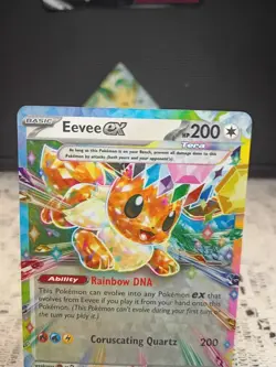 Eevee ex 075/131 Prismatic Evolutions Double Rare Holo Pokemon TCG NM - Image 3