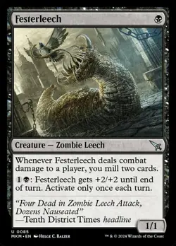 x1 Festerleech - Murders at Karlov Manor - NM - MTG - Image 1