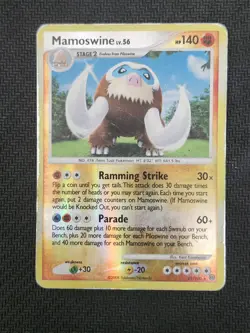 Pokemon Mamoswine 21/100 Reverse Holo Diamond & Pearl Stormfront - Image 1