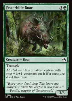 x1 Festerhide Boar - Innistrad Remastered - NM - MTG - Image 1