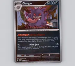 Gengar 050/088 Reverse Holo R Perfect Order NM Pokemon - Image 1