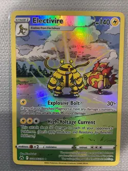 Pokemon TCG Electivire Crown Zenith: Galarian Gallery GG08/GG70 Holo Rare - Image 1