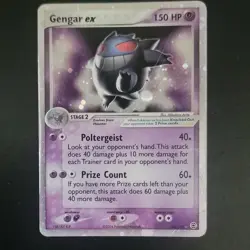 FireRed & LeafGreen Gengar ex 108/112 Holo English 2004 150HP - Image 1