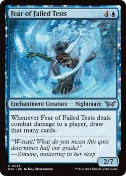 x1 Fear of Failed Tests - Duskmourn: House of Horror - NM - MTG - Image 1