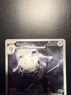 Pokemon TCG Steelix 150/132 Illustration Rare, Mega Evolution, NM/M Condition - Image 2