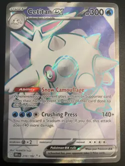 Cetitan EX 210/182 Destined Rivals Ultra Rare NM - Image 1