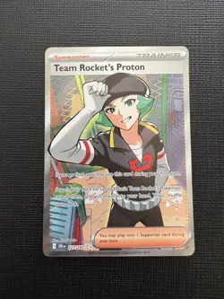 Team Rocket's Proton 227/182 Sv10: Destined Rivals Holo Ultra Rare Pokemon - Image 1