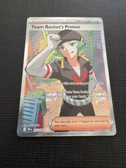 Team Rocket's Proton 227/182 Sv10: Destined Rivals Holo Ultra Rare Pokemon - Image 2