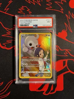 2022 POKEMON CASTFORM TG11/TG30 FULL ART LOST ORIGIN SWSH PSA 9 - Image 1