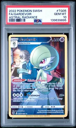 2022 POKEMON SWORD & SHIELD ASTRAL RADIANCE #TG05 FULL ART/GARDEVOIR PSA 10 - Image 1
